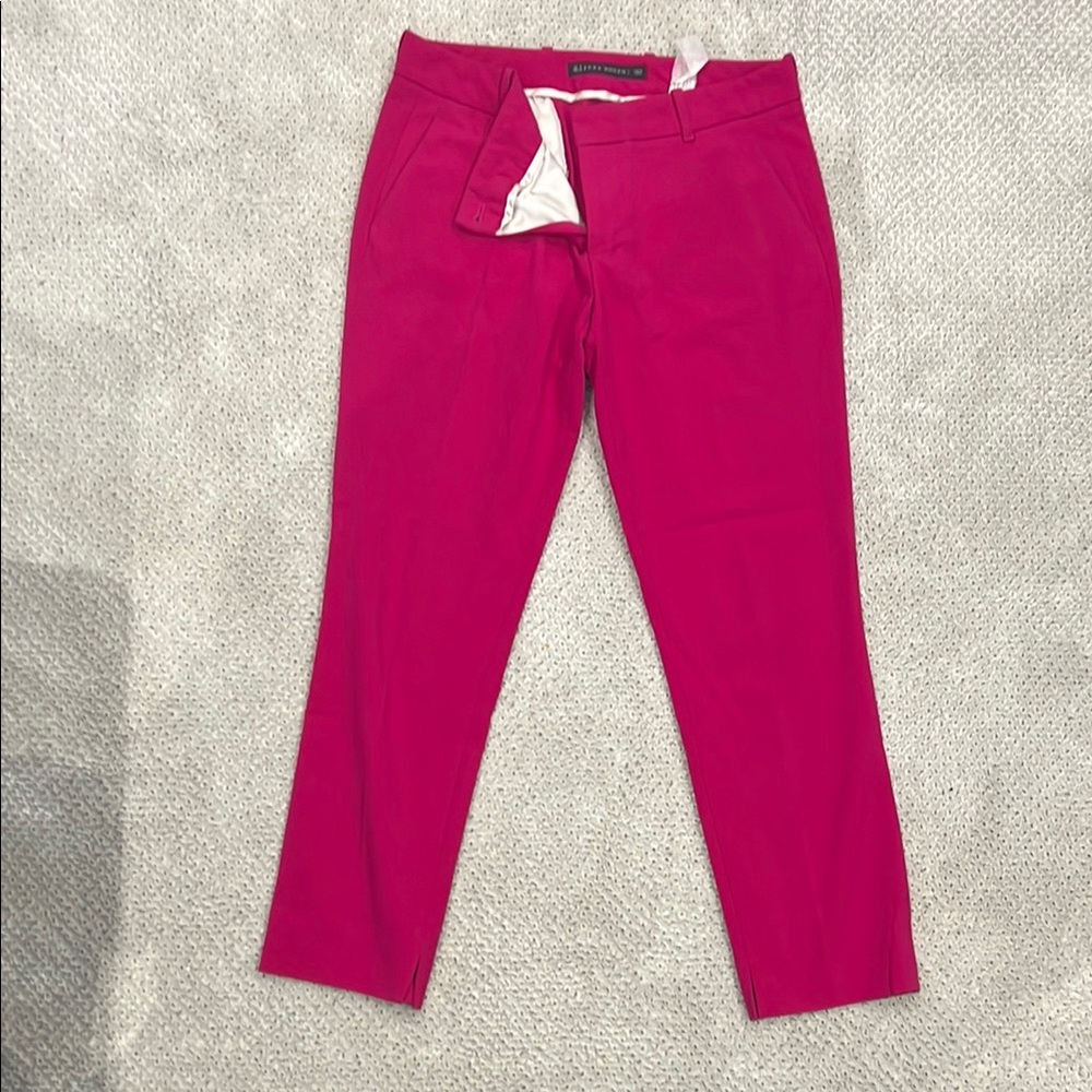 Zara Pink Ankle Cropped Pants